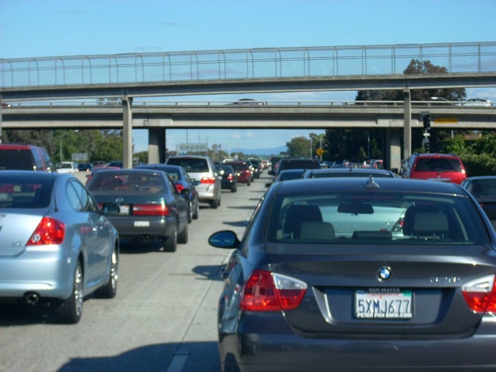 <p>Traffic in Silicon Valley</p>
