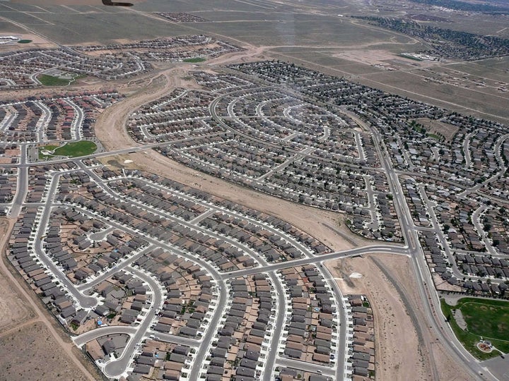 Outlying development in Rio Rancho, New Mexico