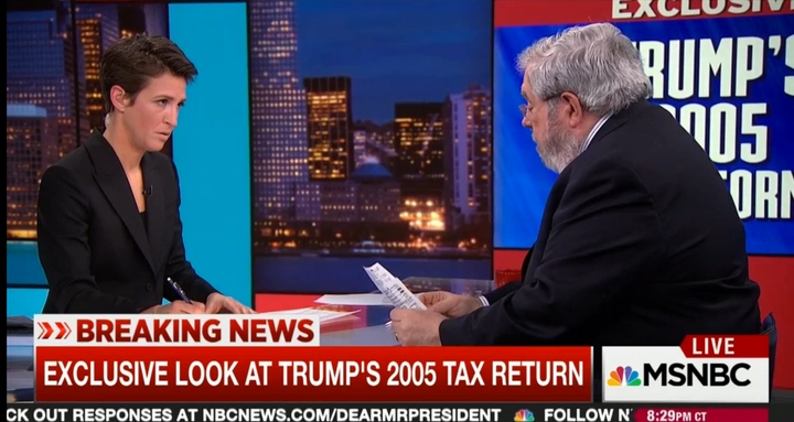 David Cay Johnston speculated that Trump could be the source of the tax return pages, since he has a history of leaking mater
