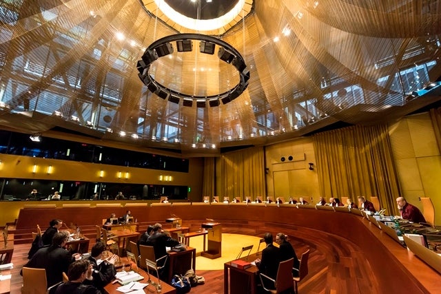 <strong>A hearing of the Court of Justice </strong>- Grand Chamber