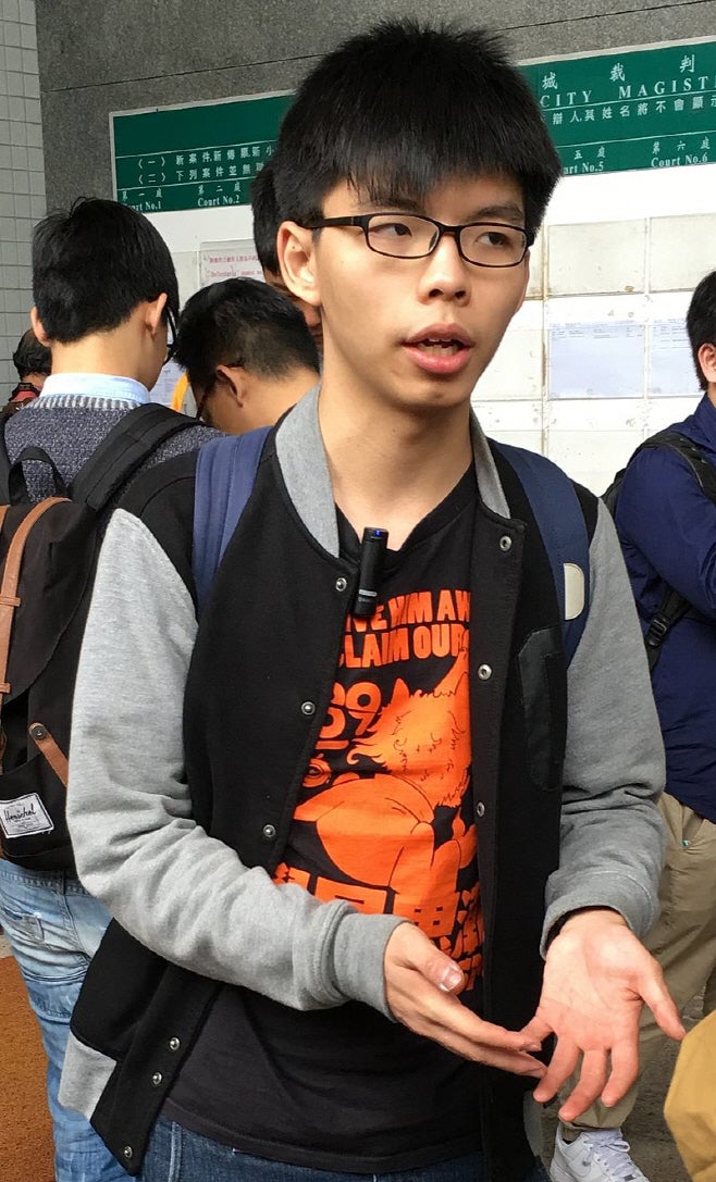 Joshua Wong, secretary general of Hong Kong's Demosisto Party./ Source: Wikipedia 