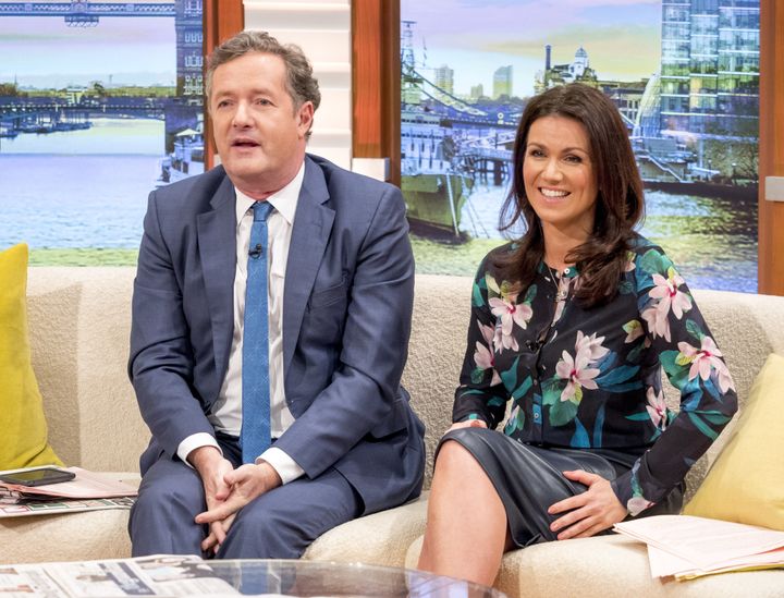 Piers and Susanna on 'GMB'