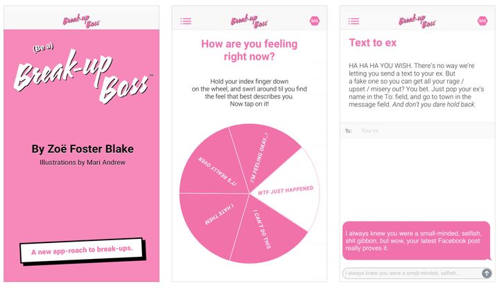 Break-Up Boss: The Sassy App To Help You Get Over Your Ex | HuffPost UK Life