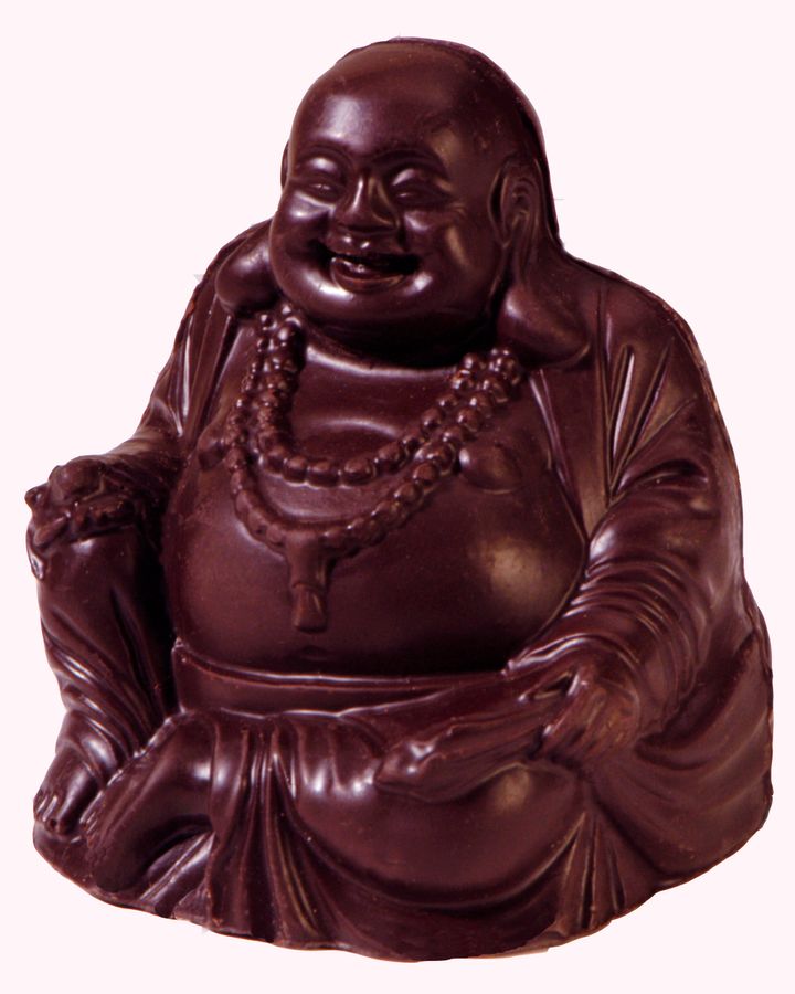 Chocolate Hotei Buddha