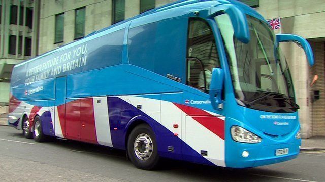 Forces are looking into whether spending limits were breached during the Tory “battle bus” campaign.