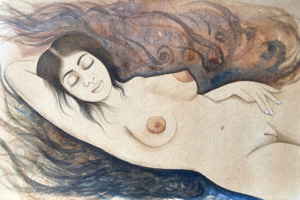 "Self-Portrait as Venus (After Titian)"