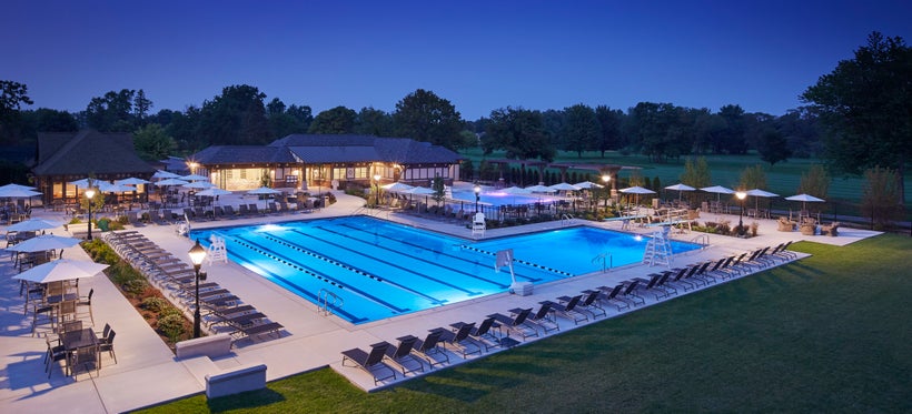 While this patio and pool is a stunning amenity, it is also thoughtfully designed for accessibility with barrier-free activit
