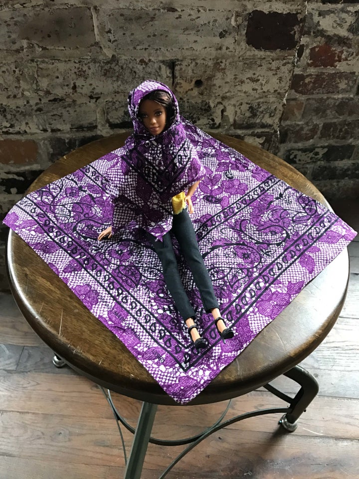 A sample of a Hello Hijab scarf. 