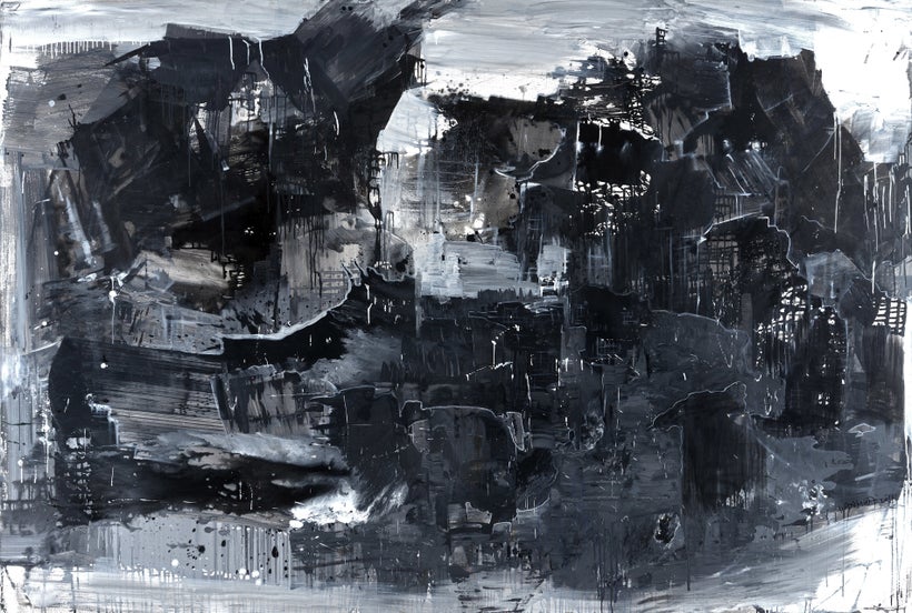 <em>Without the Compasses and Squares,</em> 300 x 200cm