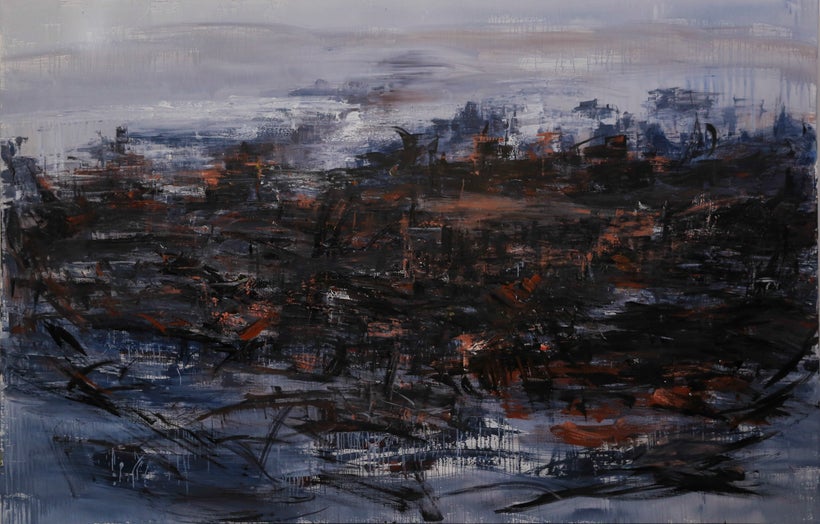 <em>The Dynamic of Desire and Conscience,</em> 300 x 200cm