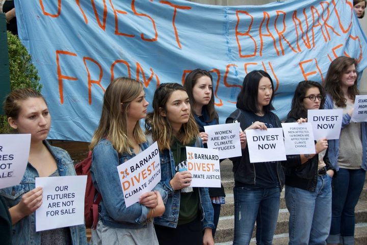 Student activists at Barnard College celebrated a huge victory earlier this month when the New York institution announced plans to divest from climate change-denying fossil fuel companies. 