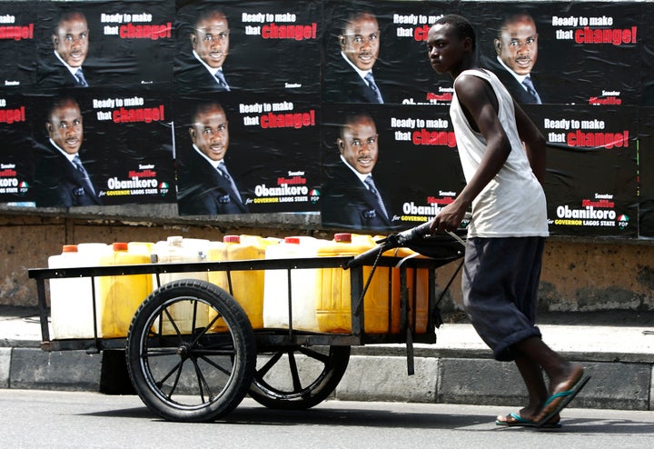 Water vendors are ubiquitous in Lagos and have been called a "saving grace" by water-strapped residents. But where these vendors get their water from is sometimes suspect.