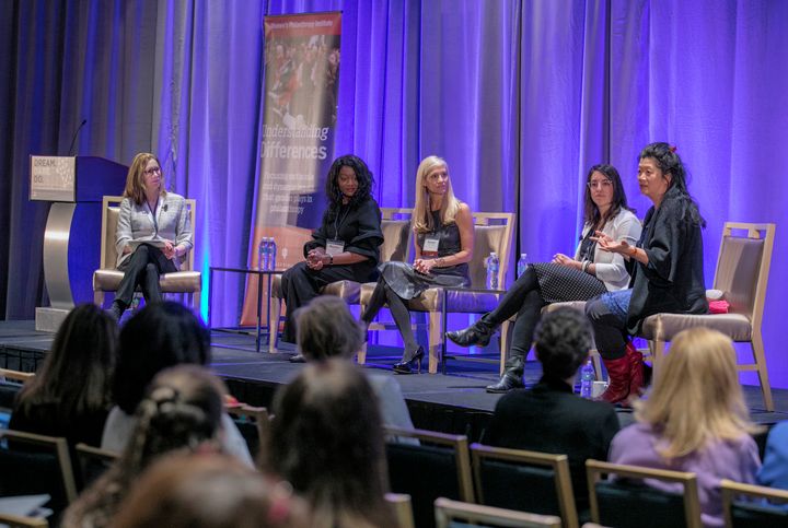 Sharing dreams for women’s collective giving and more, moderated by Dr. Deb Mesch of WPI with Marsha Morgan of Community Investment Network, Dianne Chipps Bailey of Women’s Impact Fund, Joelle Berman of Amplifier, and Hali Lee of Asian Women Giving Circle.