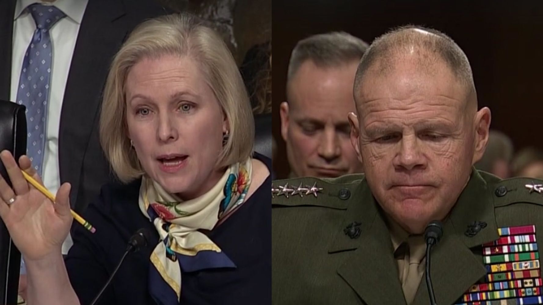 Watch Kirsten Gillibrand Tear Into Marine General About Nude