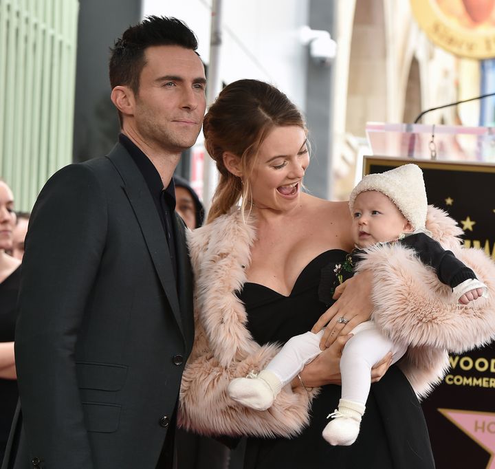 Levine and Prinsloo welcomed their first child in September.