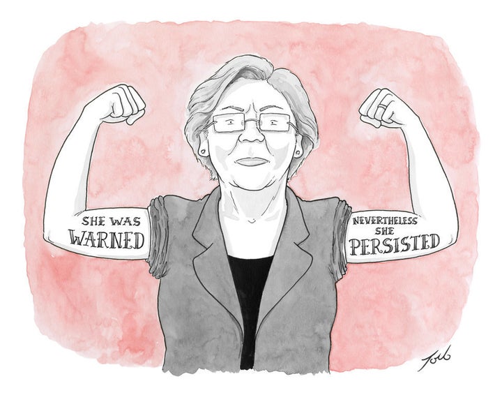 "Nevertheless, she persisted" has become a rallying cry for women's rights advocates.