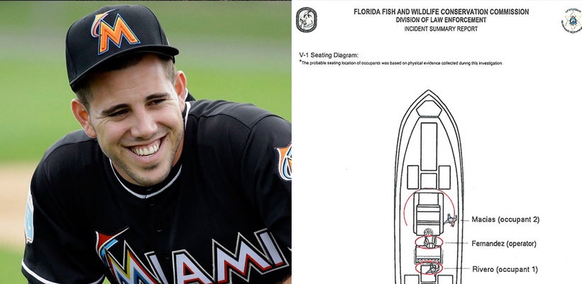 Florida Fish & Wildlife Conservation report shows that Jose Fernandez was driving his boat late at night, when he piloted int