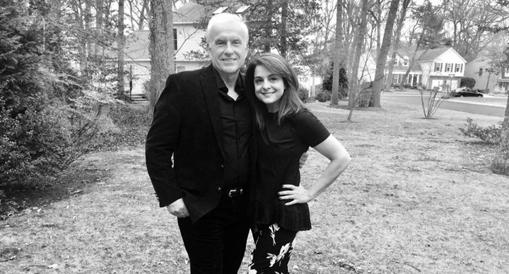 <p>My husband, John Smith and I outside our home in suburban Maryland. </p>