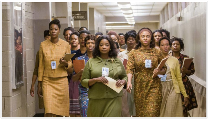 Women in the film Hidden Figures.