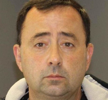 Dr. Larry Nassar's mugshot.