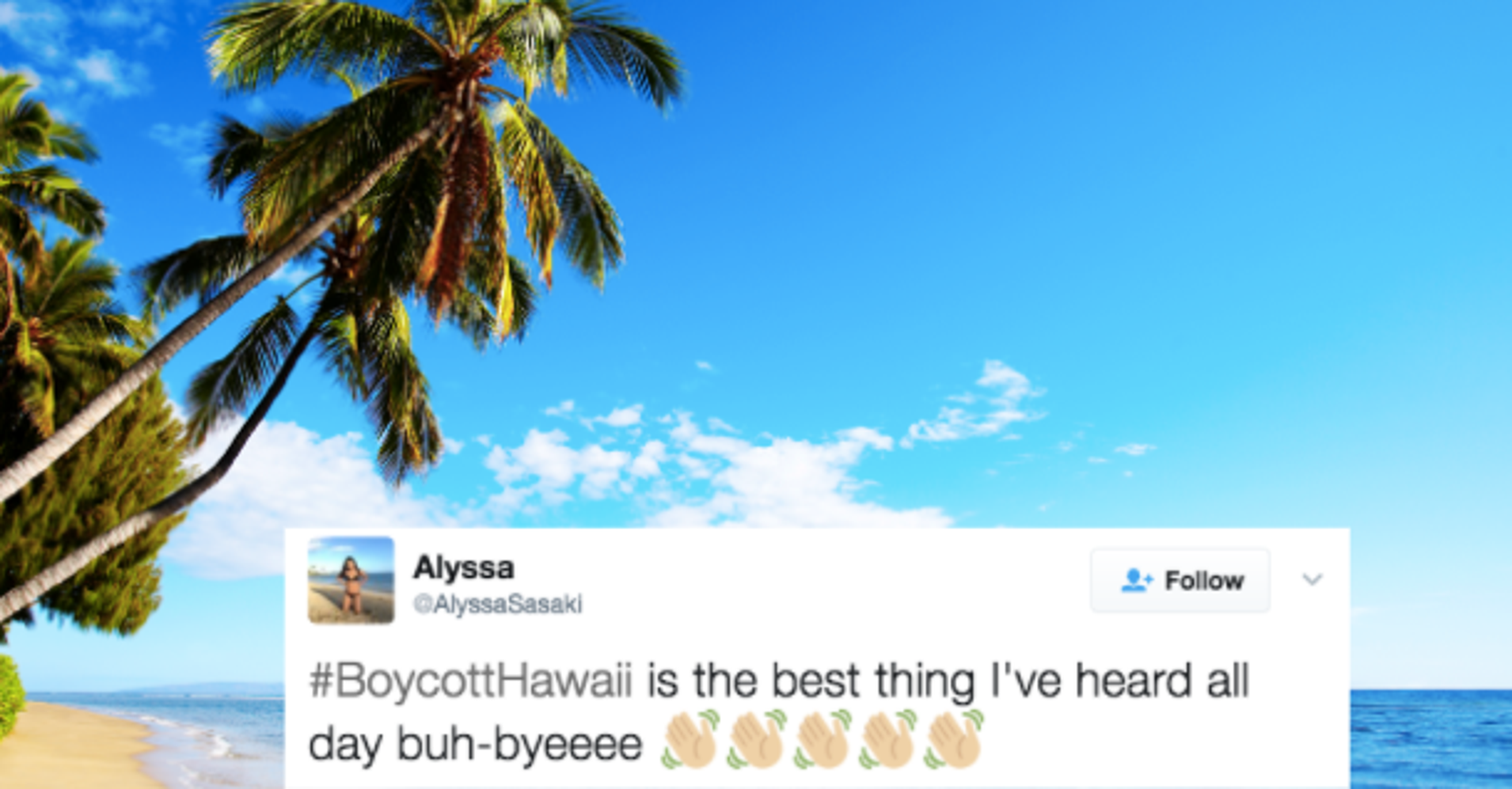 Hawaii Is Totally Down For That Whole BoycottHawaii Thing HuffPost
