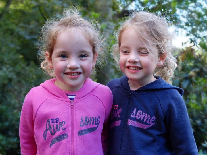 Isabella, left, and Poppy.