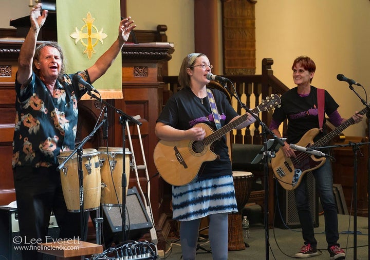 <p>Terry a la Berry, Erin Laundry, Tish Merwin aka “Terry and Friends” </p>
