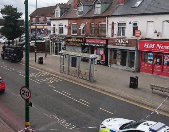 Residents were urged to avoid Northfield town centre while the incident was ongoing.