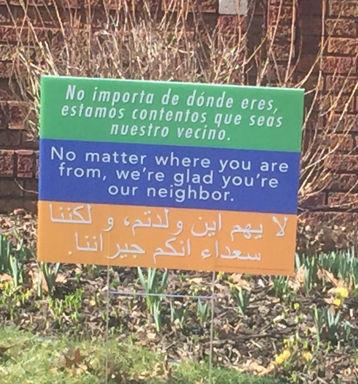Welcome Your Neighbor Sign Created by Mennonite Pastor Matthew Bucher