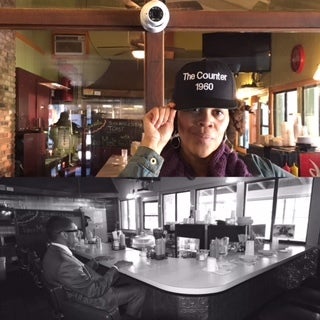 Tracy “Twinkie” Byrd on the set of her new Directorial debut film “The Counter: 1960”