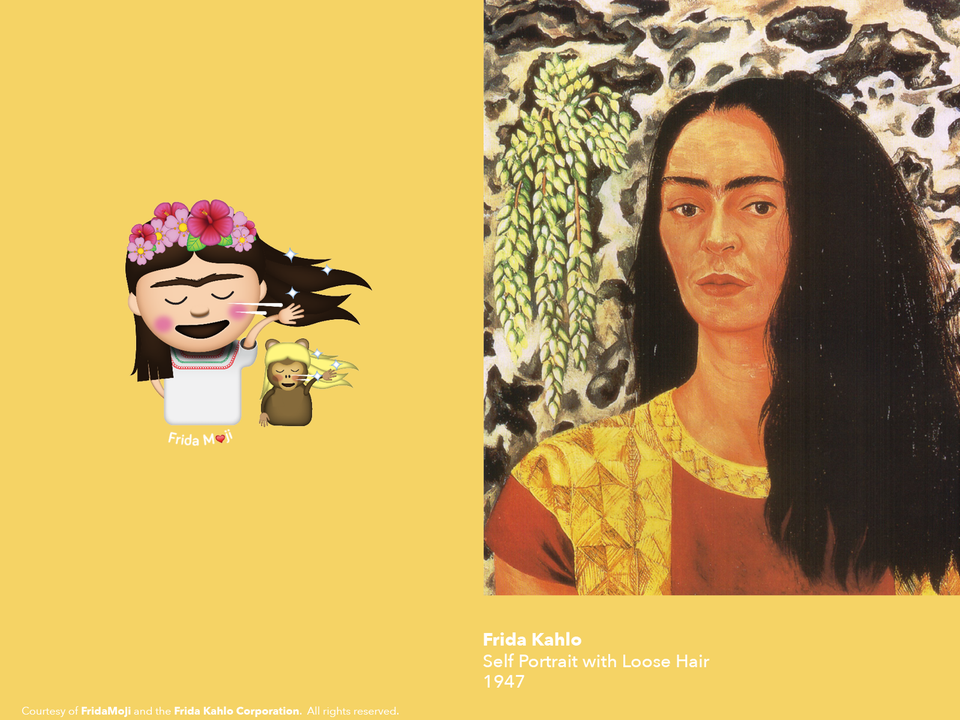 Frida Kahlo's Many Self Portraits Are Now Emoji, Or Rather, FridaMoji ...