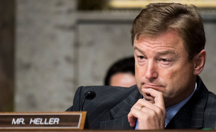 Sen. Dean Heller (R-Nev.) has opposed storing nuclear waste in Nye County, about 90 miles outside of Las Vegas.