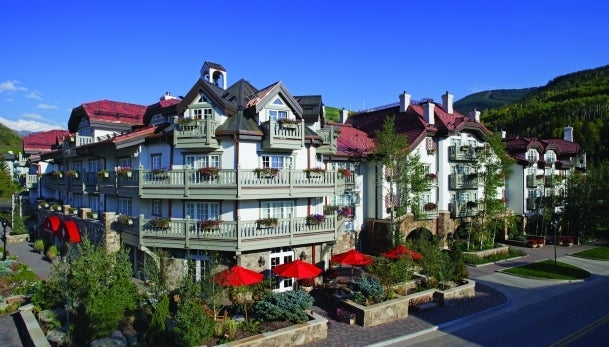 Exterior shot of The Sonnenalp Hotel