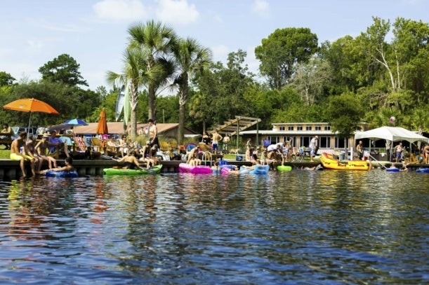 Water activities at Wekiva Island 