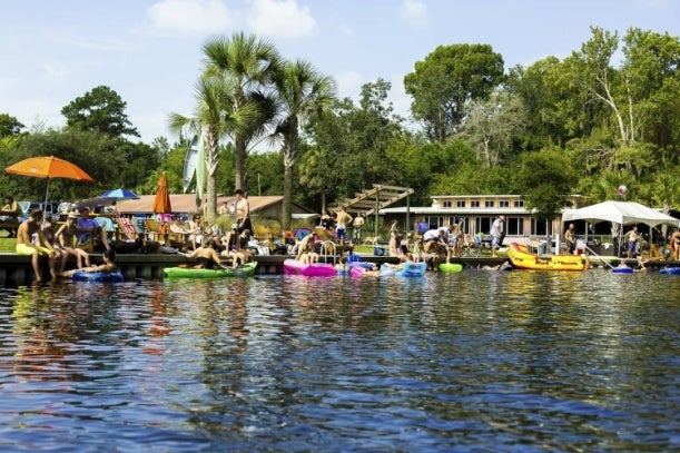 Water activities at Wekiva Island