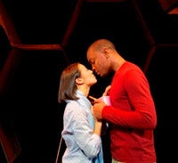 <p>Grace Ng and Julian Green in a scene from <strong><em>You For Me For You</em></strong> </p>