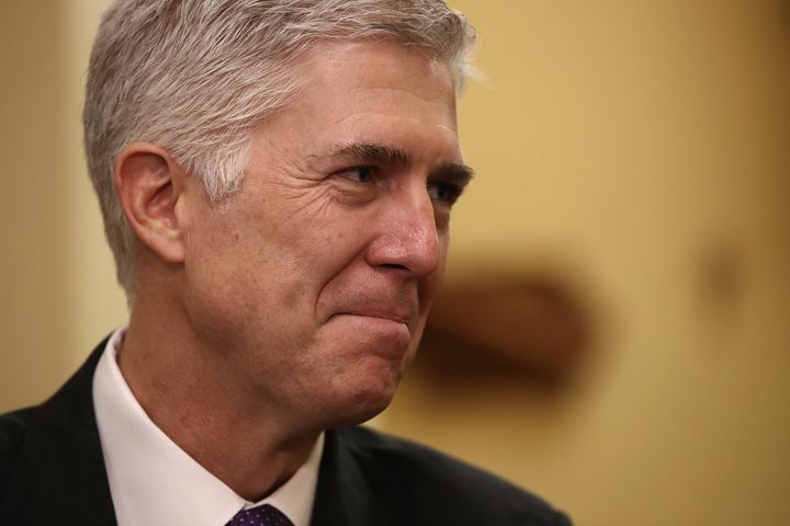 Just as Supreme Court nominee Neil Gorsuch prepares for his confirmation hearing, the justices are pondering a case that challenges his past work.