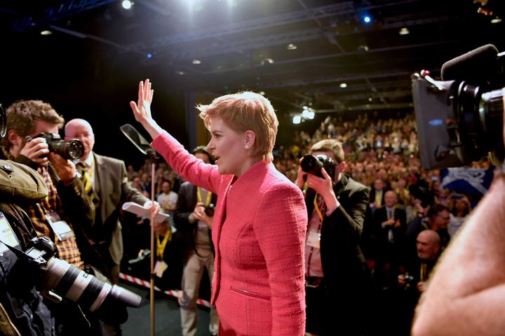 Nicola Sturgeon issued the open call during a speech at SNP Spring Conference on Saturday