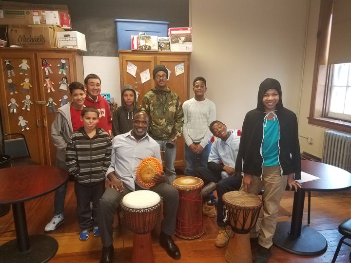 Norris Square Project students participate in Global Philadelphia Association’s World Heritage Education Program with Norris Square Community Alliance's Intensive Preventative Services unit.