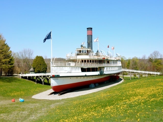 <p>Shelburne Museum, Ticonderoga Steamship, VT</p>