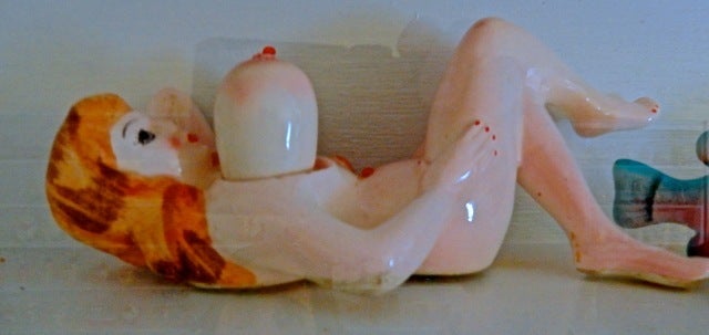 <p>Boothbay Railroad Village saltshaker, Boothbay, ME</p>