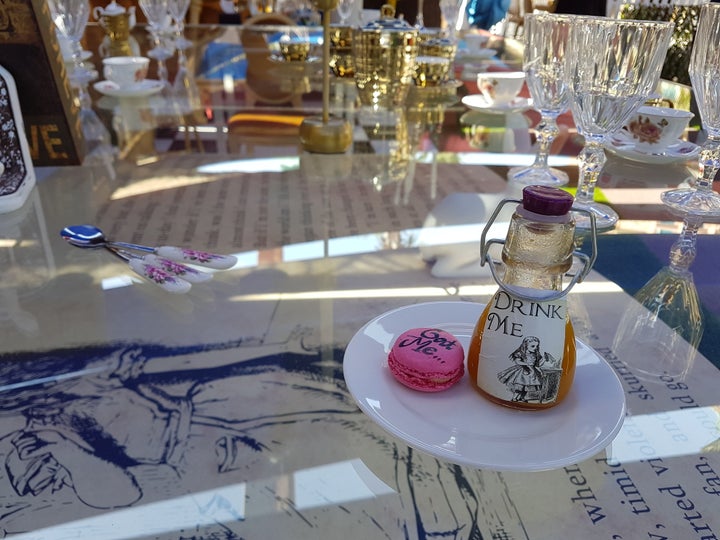 <p>Alice in Wonderland area at #GESF</p>
