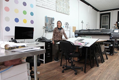 <strong>Sarah opened the Astoria shop two years ago.</strong>
