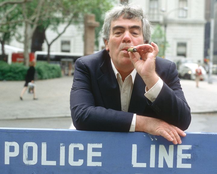 Jimmy Breslin poses for a portrait May 13, 1983 in New York City.