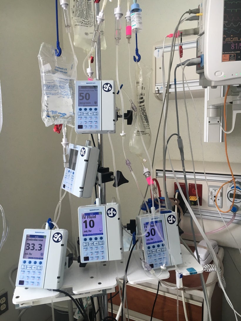 When your only bed is in intensive care.