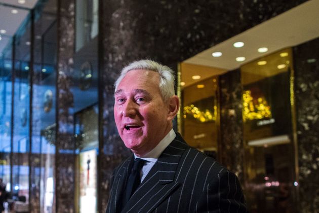 Roger Stone speaks with media after meeting with President-elect Donald Trump at Trump Tower on December 6, 2016 in New York.