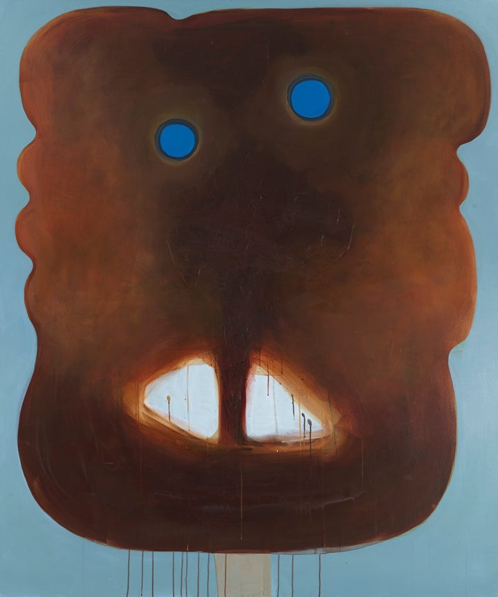 <p>Jennifer Coates, ‘Scooby Doo Pop’ 2016, acrylic on canvas, 72 x 60”</p>