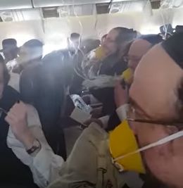 The passengers reportedly prayed and sang during the incident 