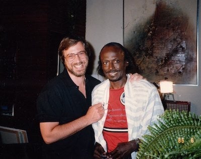 Lawrence Grobel and Miles Davis