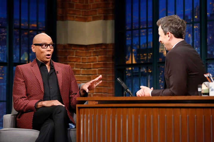 RuPaul on "Late Night with Seth Meyers."